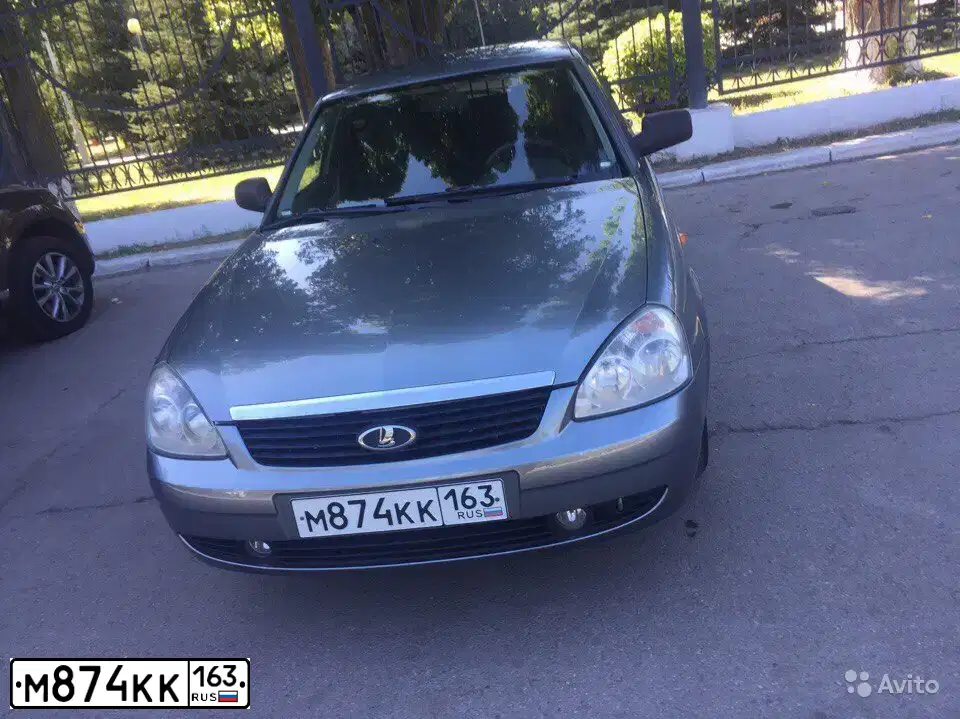 Фото автомобиля LADA PRIORA, 2008 — госномер В497ТК763. Цвет: СРЕДНИЙ СЕРО-ЗЕЛЕНЫЙ МЕТ