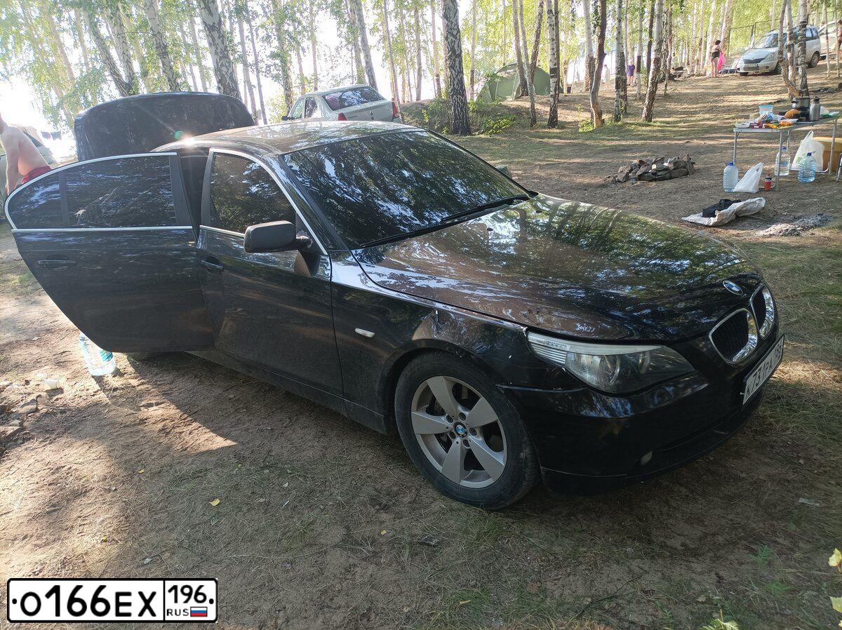 Фото автомобиля BMW SERIE 5, 2006 — госномер Х795ТТ163. Цвет: ЧЕРНЫЙ