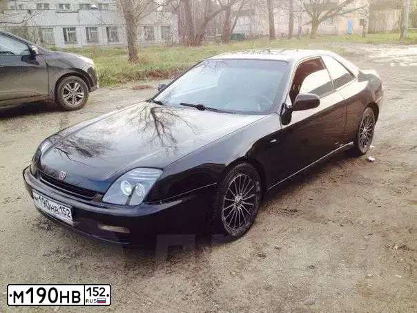 Фото автомобиля HONDA PRELUDE, 1997 — госномер М190НВ152. Цвет: ЧЕРНЫЙ