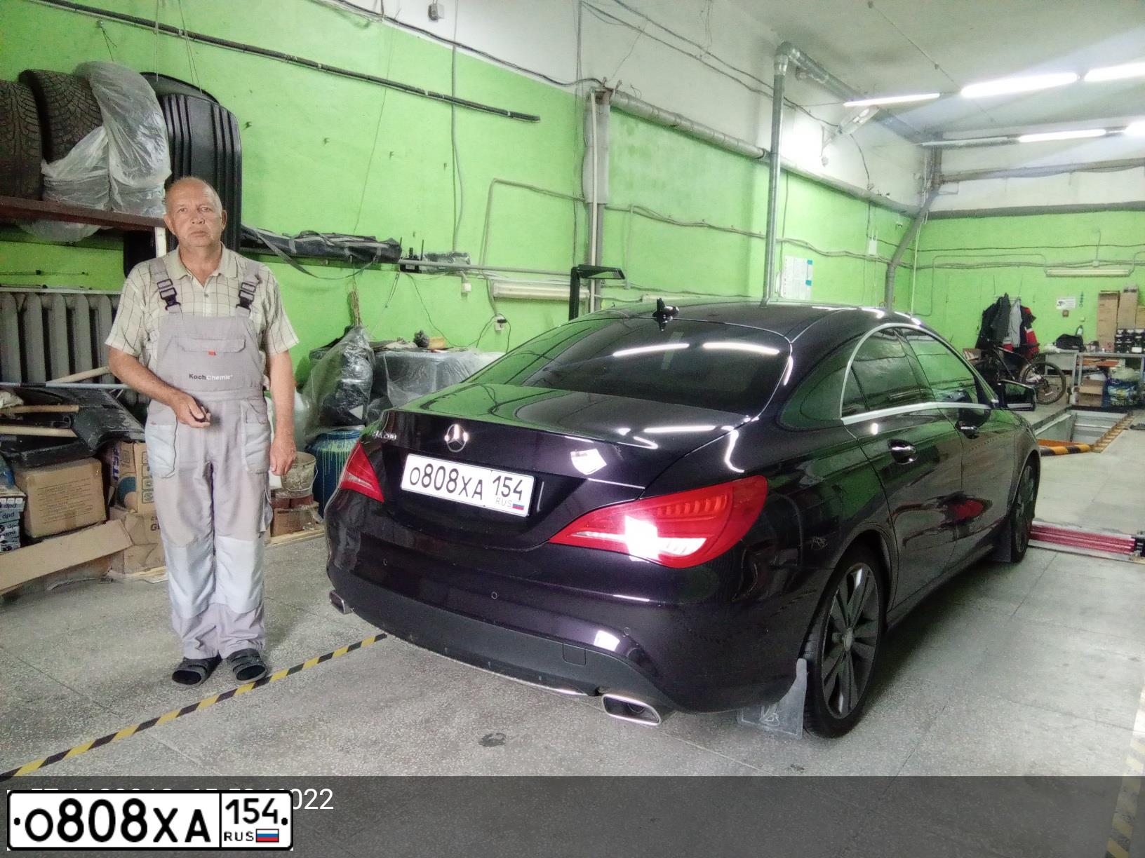 Фото автомобиля MERCEDES CLA-KLASSE, 2014 — госномер Х318ОУ72