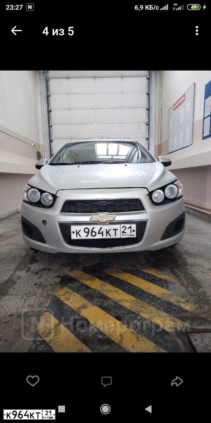 Фото автомобиля CHEVROLET AVEO, 2013 — госномер Р464ХО12