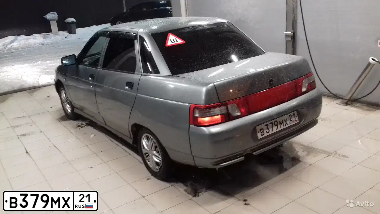 Фото автомобиля LADA 2110 LADA, 2007 — госномер Е599ХУ73. Цвет: СРЕДНИЙ СЕРО-ЗЕЛЕНЫЙ МЕТ.