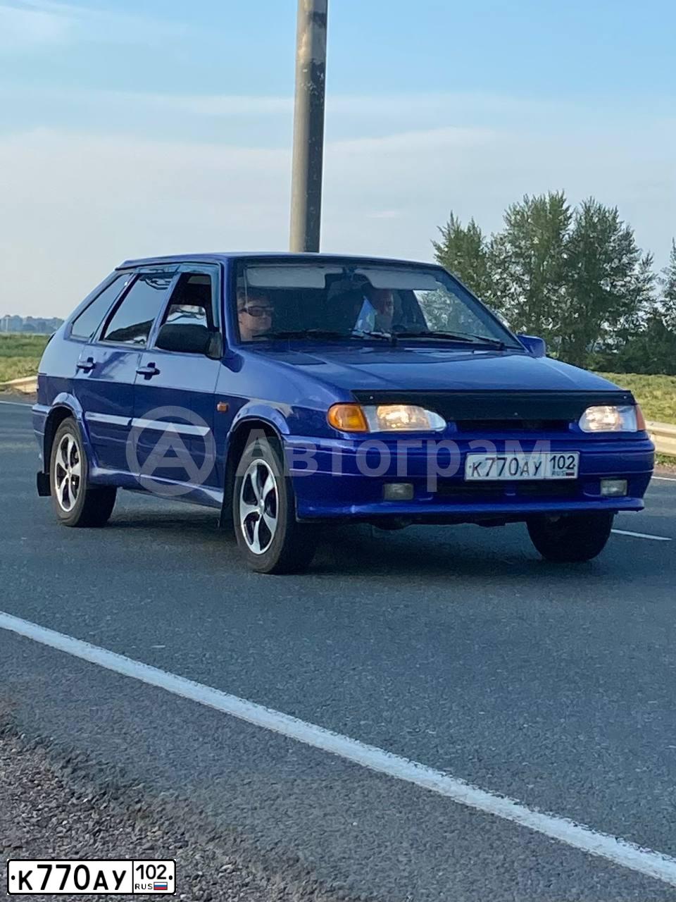 Фото автомобиля LADA 2114, 2010 — госномер Р219КР159. Цвет: синий