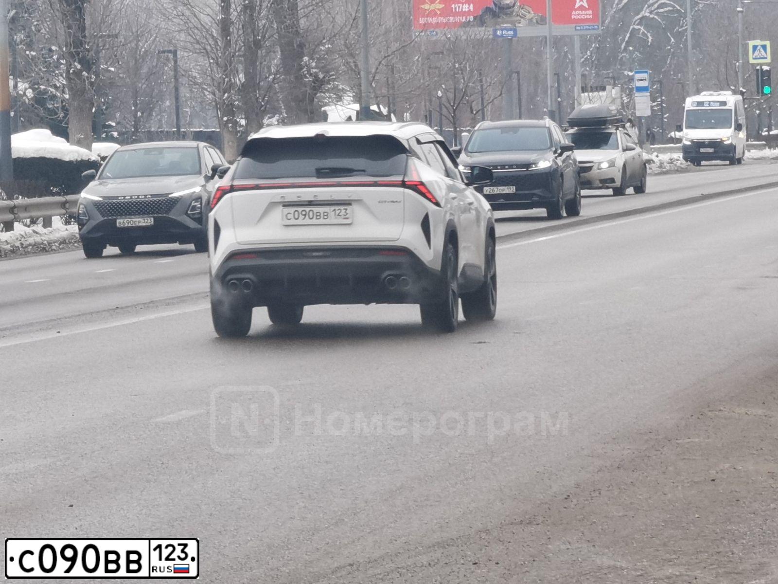 Фото автомобиля VOLKSWAGEN POLO, 2016 — госномер С090ВВ123. Цвет: Белый