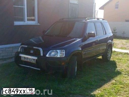 Фото автомобиля HONDA CR-V, 1998 — госномер М091ЕХ126. Цвет: синий