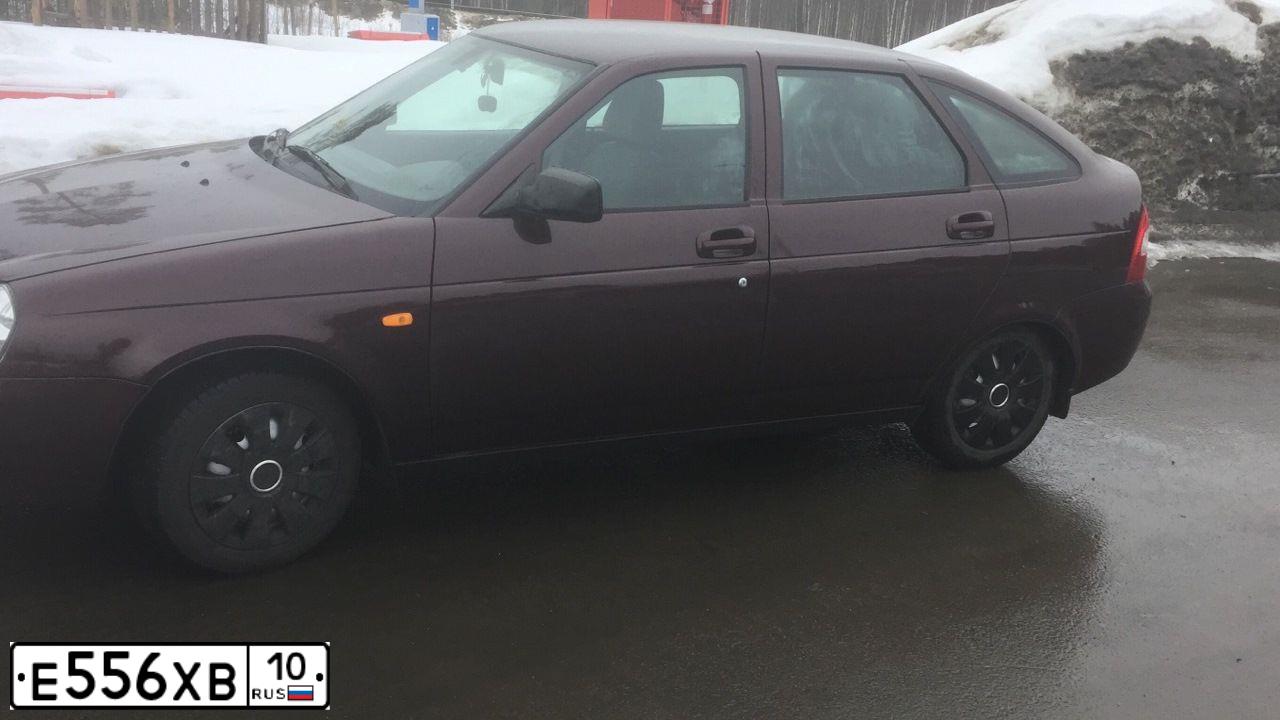 Фото автомобиля LADA PRIORA, 2010 — госномер Т503СХ05. Цвет: ТЕМНО-ВИШНЕВЫЙ