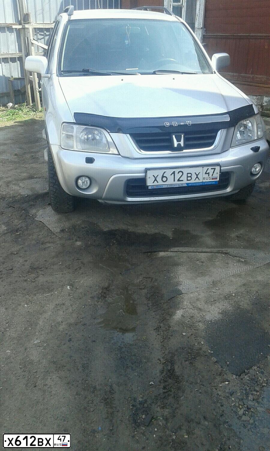 Фото автомобиля HONDA CR-V, 2000 — госномер С016МА799. Цвет: Серебристый