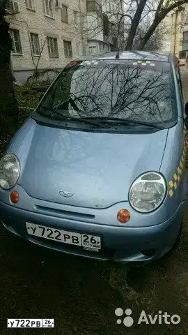 Фото автомобиля DAEWOO MATIZ, 2011 — госномер У722РВ26. Цвет: СЕРО-ПЕРЛАМУТРОВЫЙ
