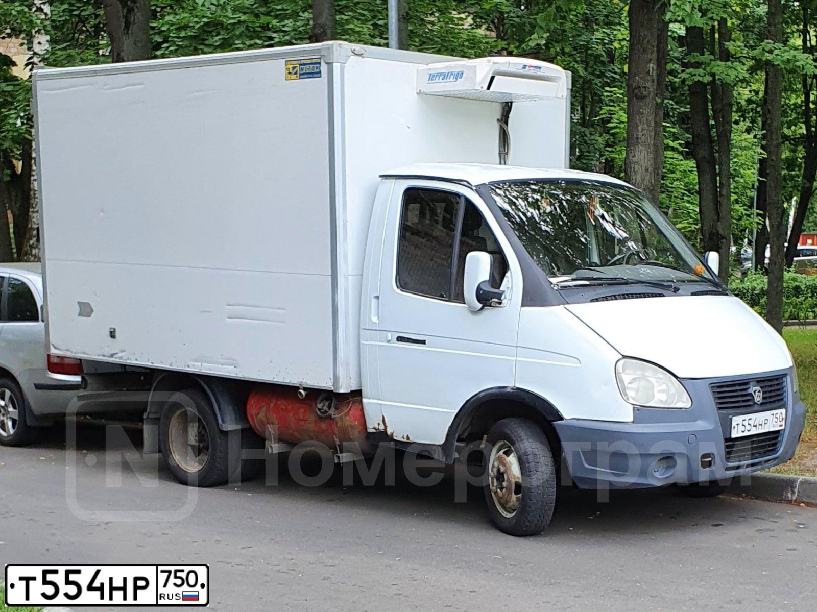 Фото автомобиля GAZ 3302 EL, 2005 — госномер Т554НР750. Цвет: Белый
