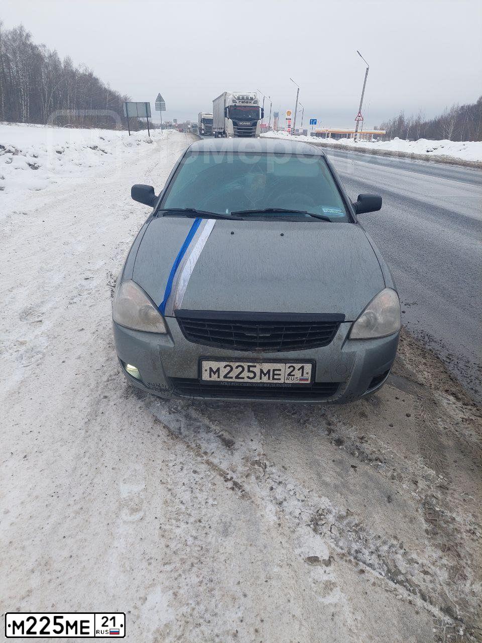 Фото автомобиля LADA 2170 PRIORA, 2008 — госномер М806КА21. Цвет: СРЕДНИЙ СЕРО-ЗЕЛЕНЫЙ МЕТ