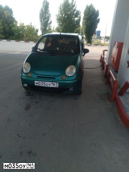 Фото автомобиля DAEWOO MATIZ, 2002 — госномер Е067УО193. Цвет: ЗЕЛЕНЫЙ