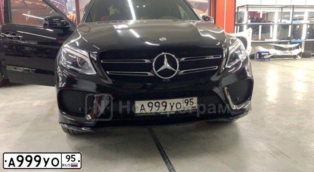 Фото автомобиля MERCEDES-BENZ GLE43, 2018 — госномер М256КК95. Цвет: ЧЕРНЫЙ