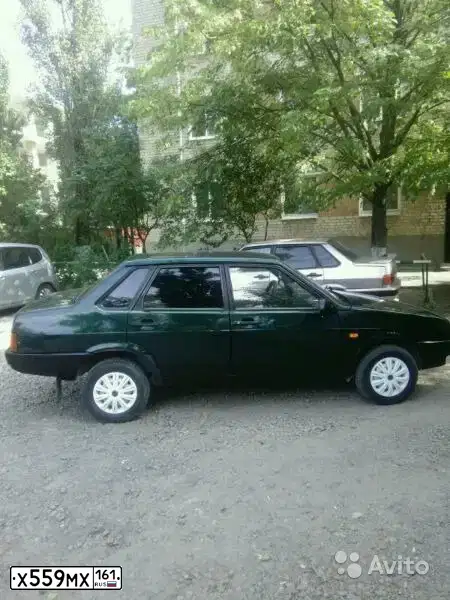 Фото автомобиля LADA 2109 SAMARA, 2003 — госномер В029НН06. Цвет: Темно-зеленый
