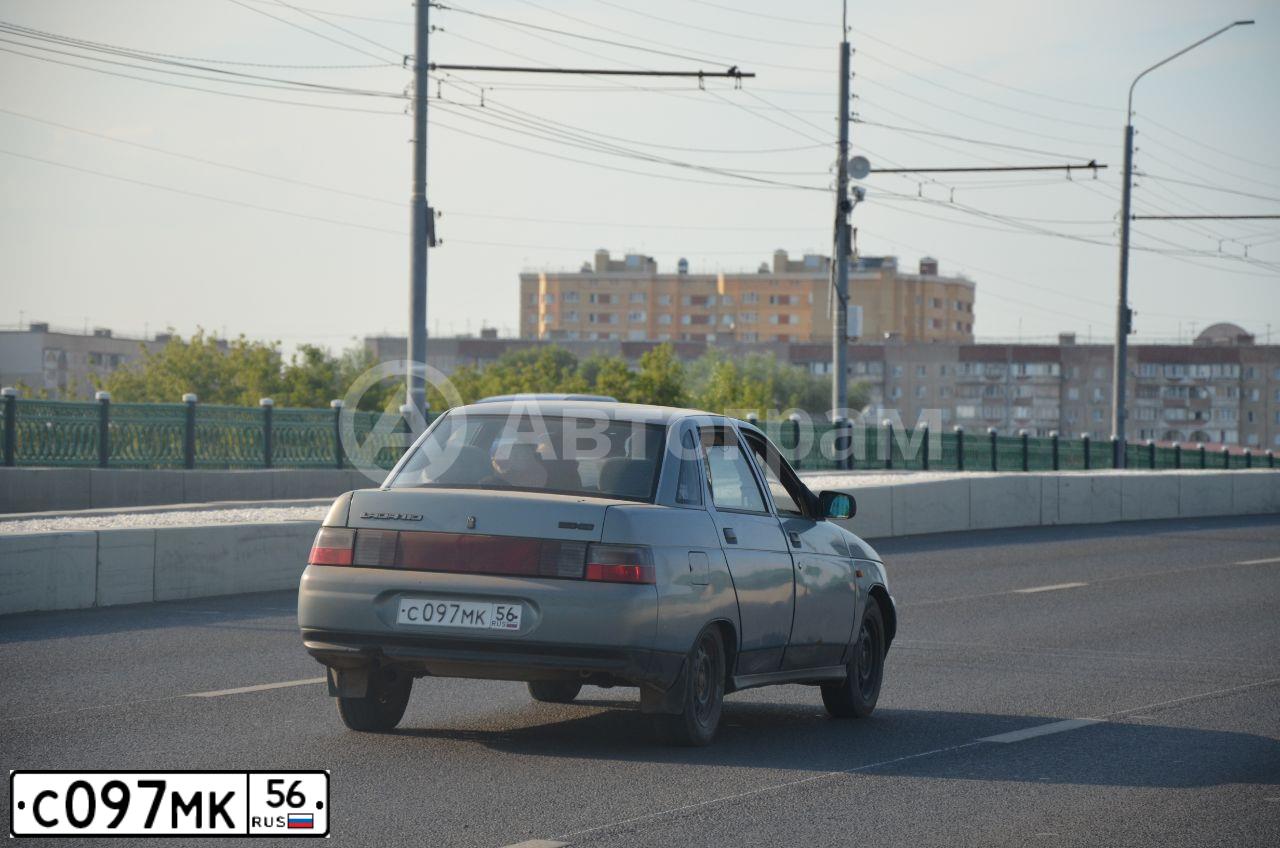 Фото автомобиля LADA 2110 LADA, 2003 — госномер С097МК56. Цвет: ЗОЛОТИСТО-СЕРЫЙ