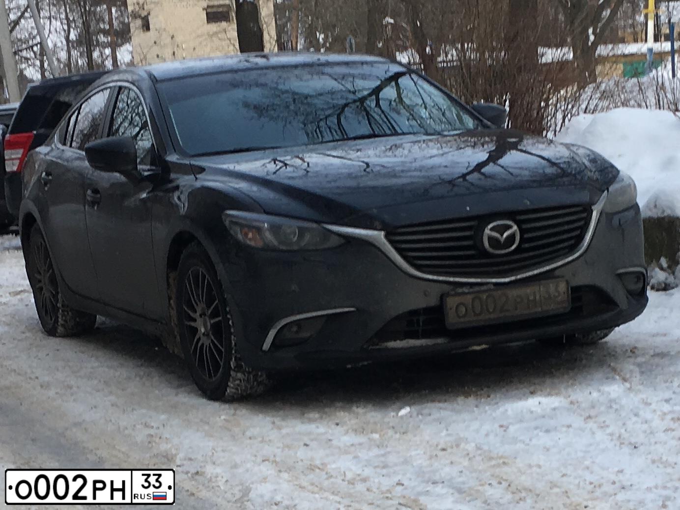 Фото автомобиля МАЗДА 6, 2018 — госномер Н878ОС797. Цвет: ЧЕРНЫЙ