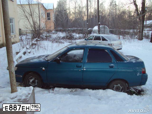 Фото автомобиля LADA 2110, 1997 — госномер М554РТ150. Цвет: АКВАМАРИН