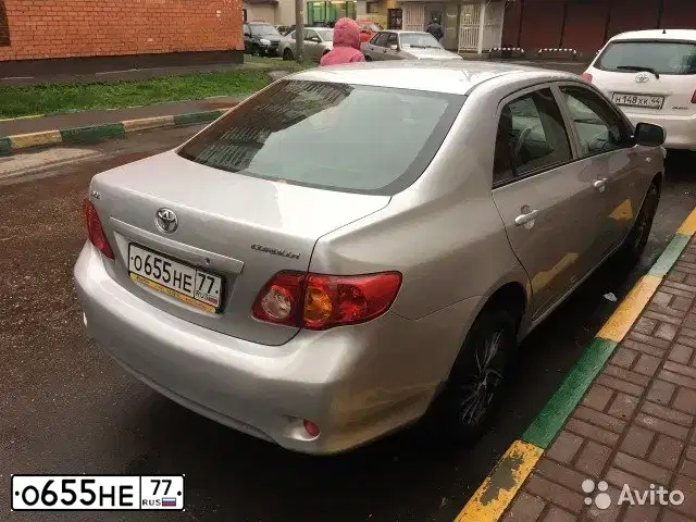 Фото автомобиля TOYOTA COROLLA, 2007 — госномер А202ХУ164. Цвет: СЕРЫЙ