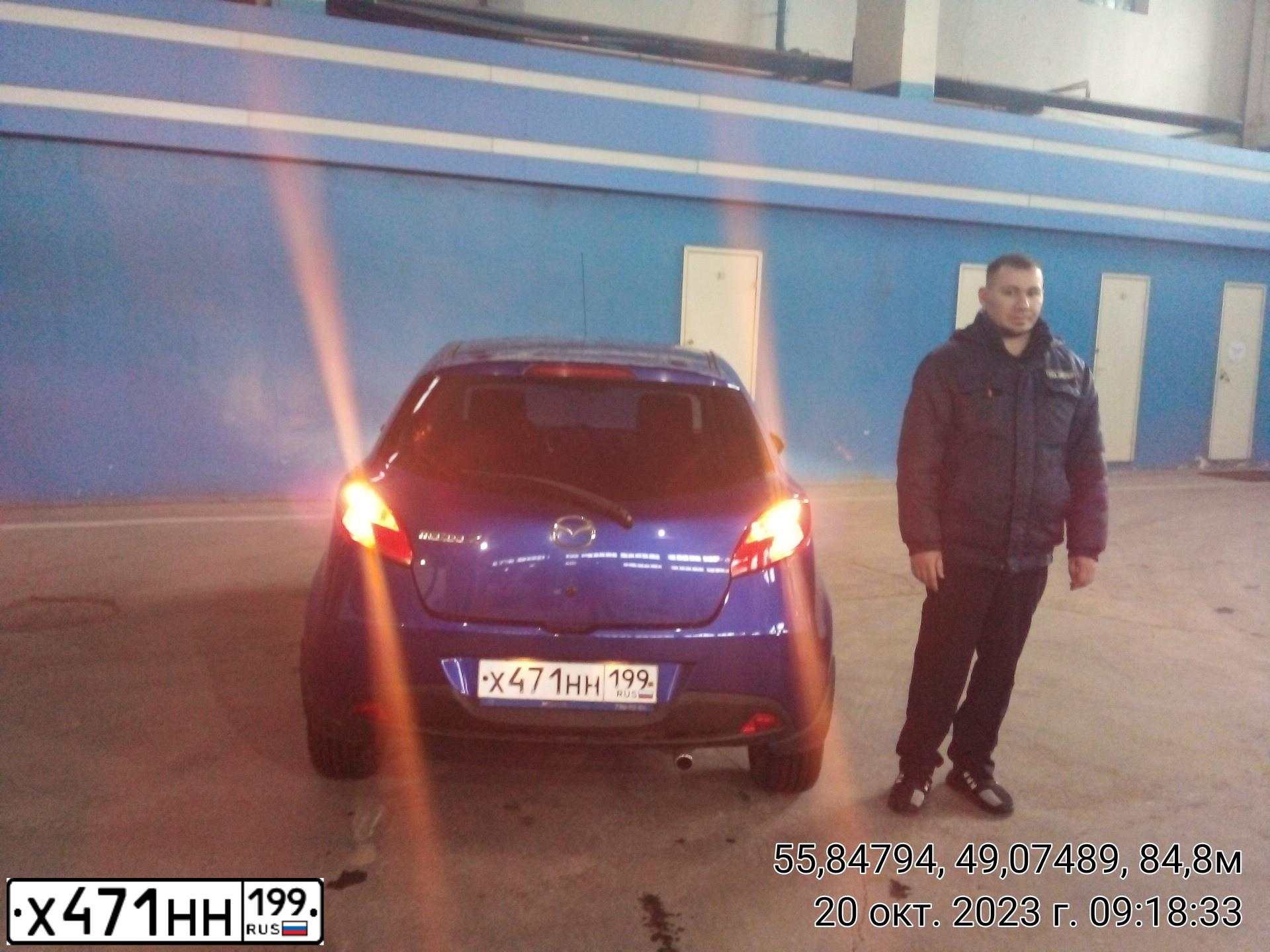 Фото автомобиля MAZDA 2, 2008 — госномер С697КВ716