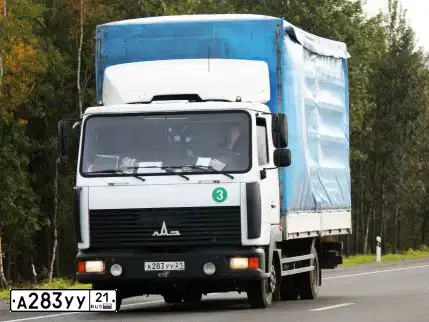 Фото автомобиля MAZ 4371 /4X2/, 2010 — госномер О842РЕ152. Цвет: Белый