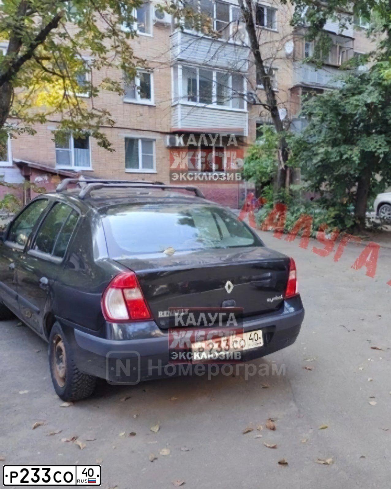 Фото автомобиля RENAULT SYMBOL, 2005 — госномер Н919ВК181. Цвет: ЧЕРНЫЙ