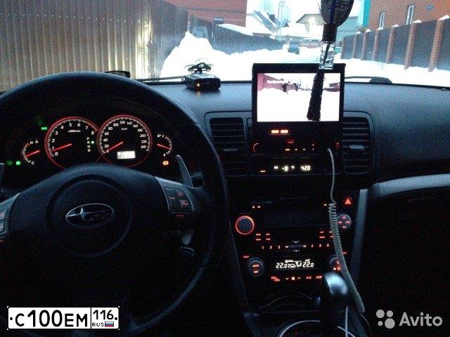 Фото автомобиля SUBARU LEGACY, 2008 — госномер С100ЕМ116. Цвет: ЧЕРНЫЙ
