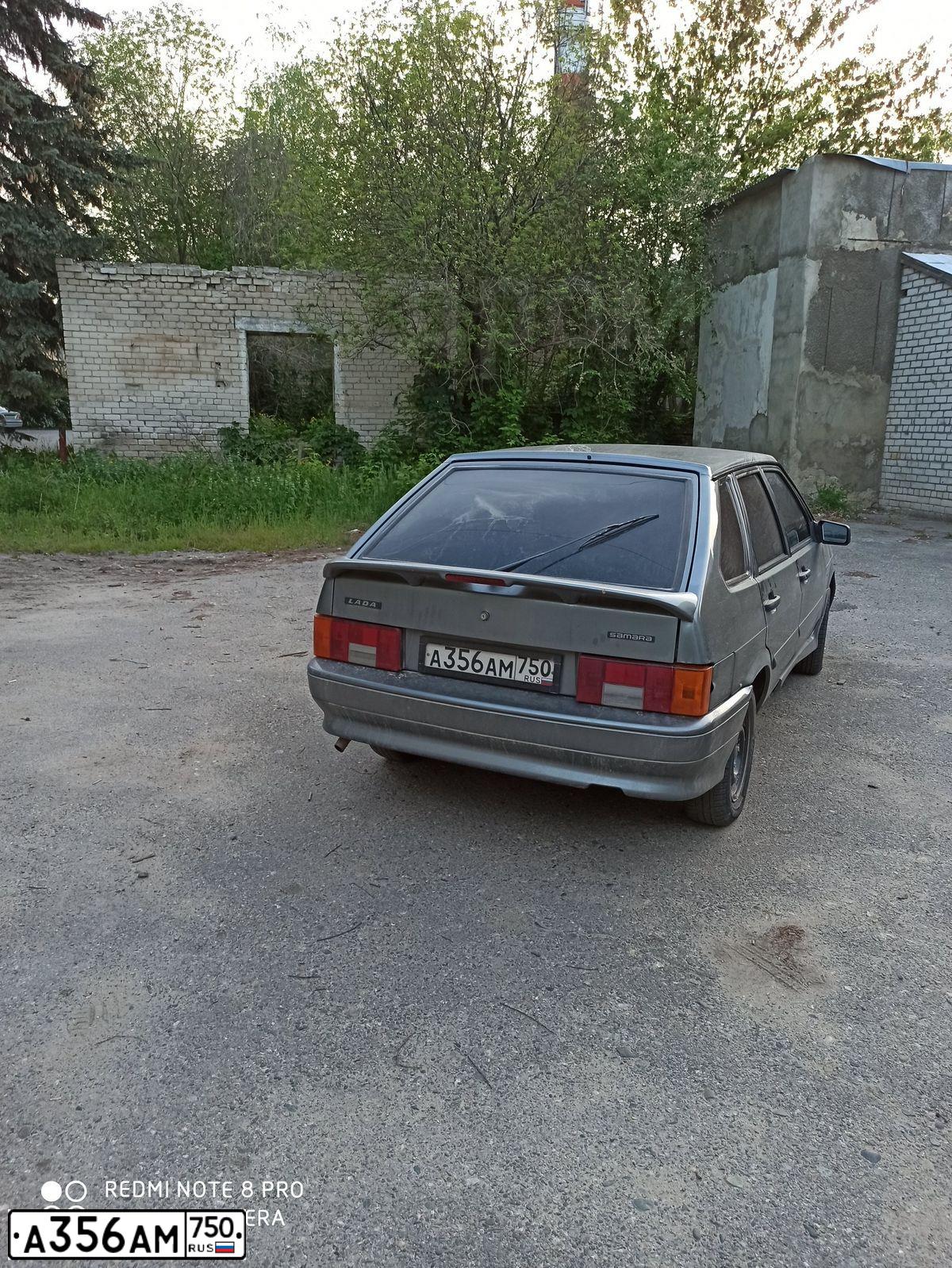 Фото автомобиля LADA 2114 SAMARA, 2004 — госномер К328ВА126. Цвет: СРЕДНИЙ СЕРО-ЗЕЛЕНЫЙ МЕТ