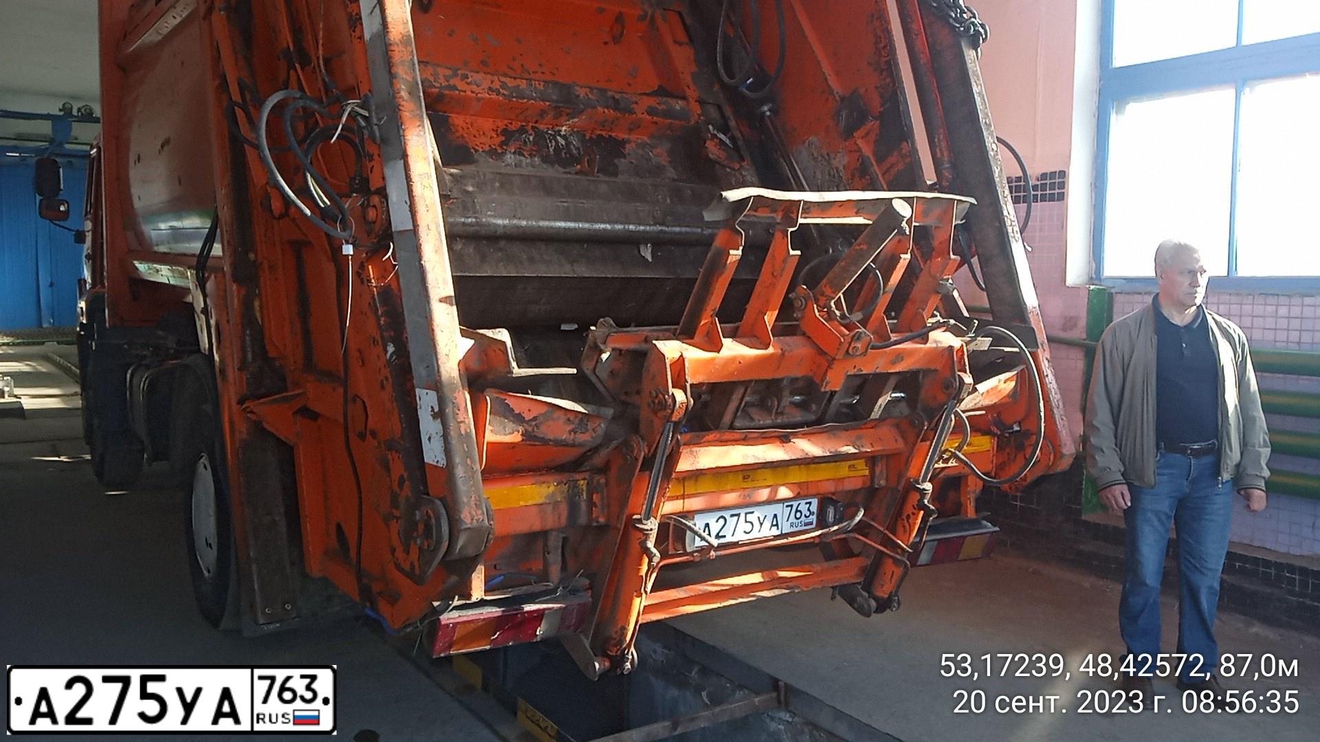 Фото автомобиля KAMAZ 53605 /4X2/, 2019 — госномер А275УА763. Цвет: Оранжевый RAL 2009