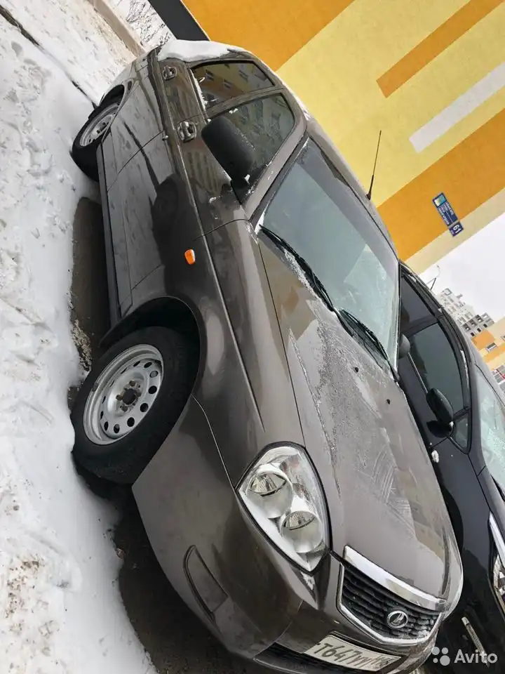 Фото автомобиля LADA 2172 PRIORA, 2014 — госномер А015ВВ716. Цвет: Золотисто-коричневый