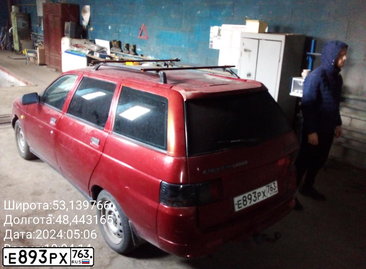 Фото автомобиля LADA 2111 LADA, 2009 — госномер Е893РХ763. Цвет: ЗОЛОТИСТО-КРАСНЫЙ