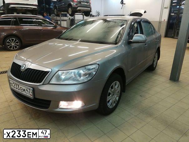 Фото автомобиля SKODA OCTAVIA, 2012 — госномер О864ЕВ761. Цвет: БЕЖЕВЫЙ