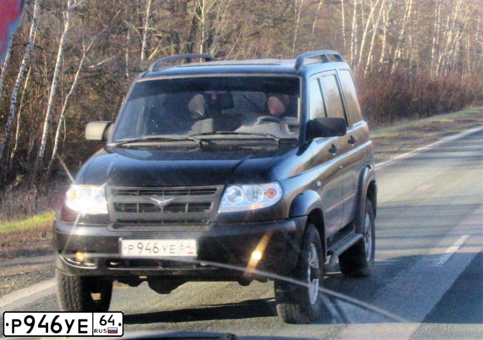 Фото автомобиля UAZ 3163 PATRIOT, 2008 — госномер К488ВО164. Цвет: ЧЕРНЫЙ