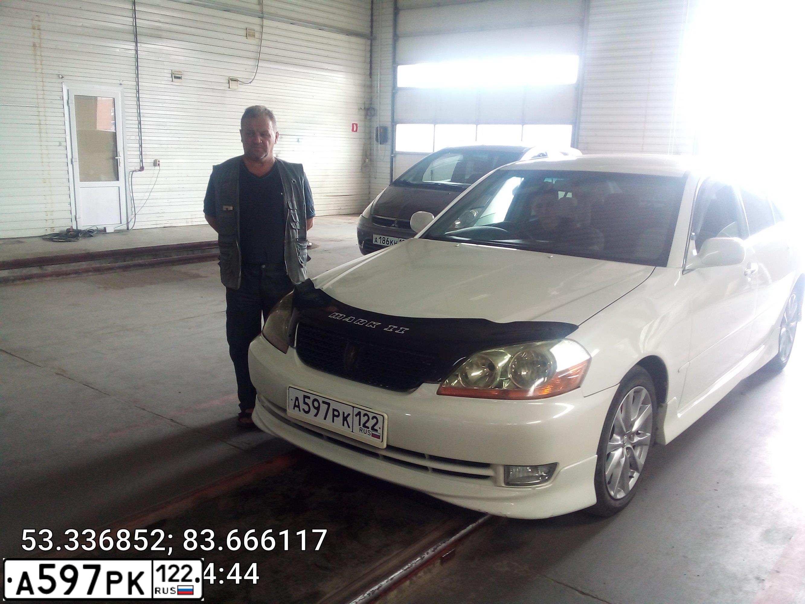 Фото автомобиля ТОЙОТА МАРК 2, 2001 — госномер А597РК122