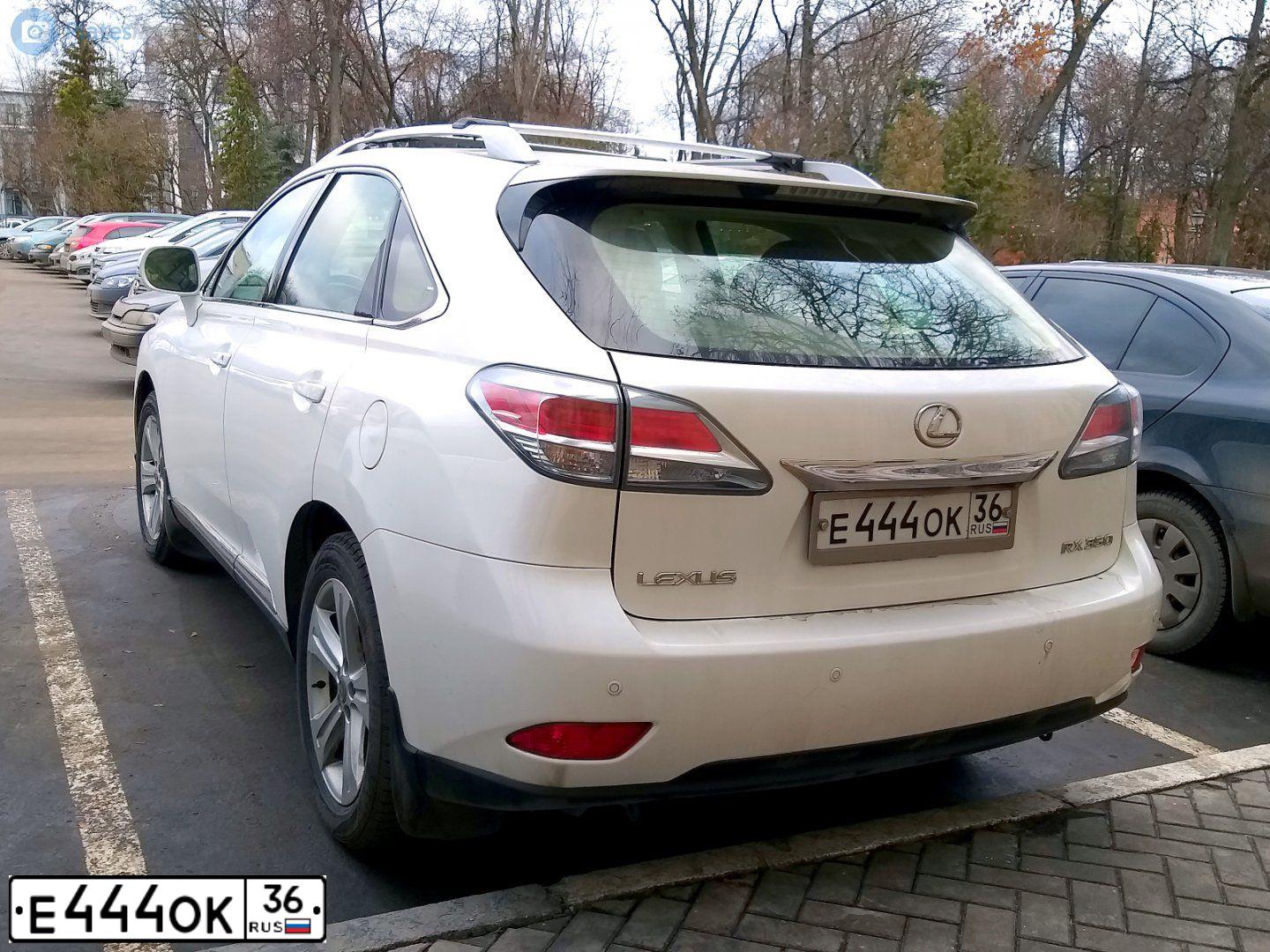 Фото автомобиля LEXUS RX350, 2012 — госномер С207ХВ27. Цвет: БЕЛЫЙ