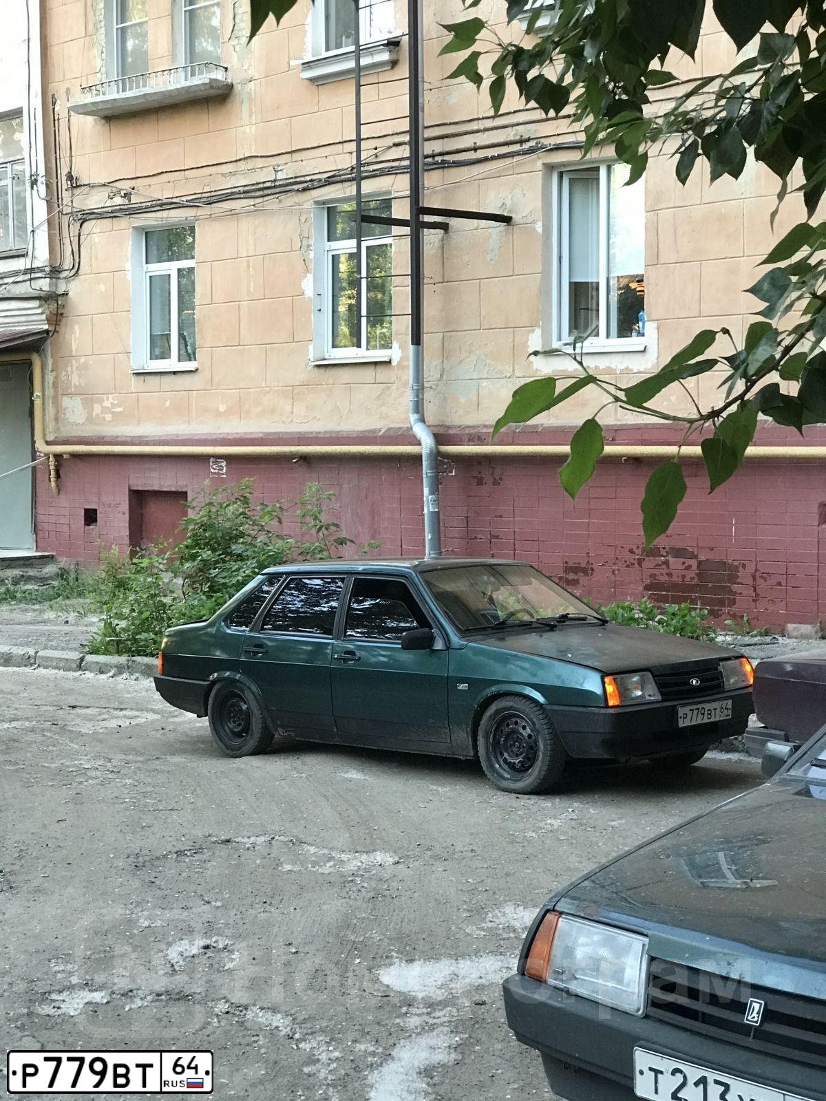 Фото автомобиля LADA 2109 SAMARA, 1996 — госномер Р779ВТ64. Цвет: ЗЕЛЕНЫЙ