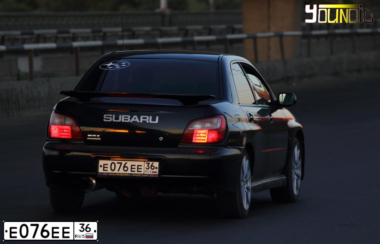 Фото автомобиля SUBARU IMPREZA, 2006 — госномер К650ЕН774. Цвет: СЕРЫЙ