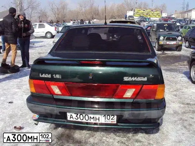 Фото автомобиля LADA 2115 SAMARA, 2002 — госномер А300МН102. Цвет: Темно-зеленый