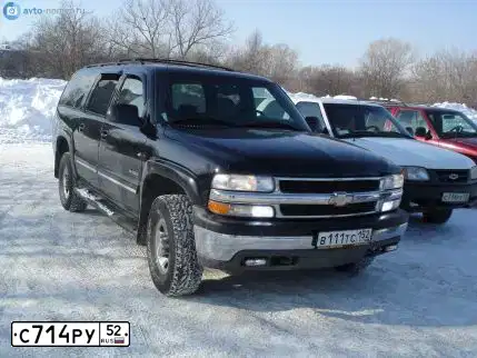 Фото автомобиля CHEVROLET BLAZER, 1998 — госномер С714РУ52. Цвет: БЕЛЫЙ
