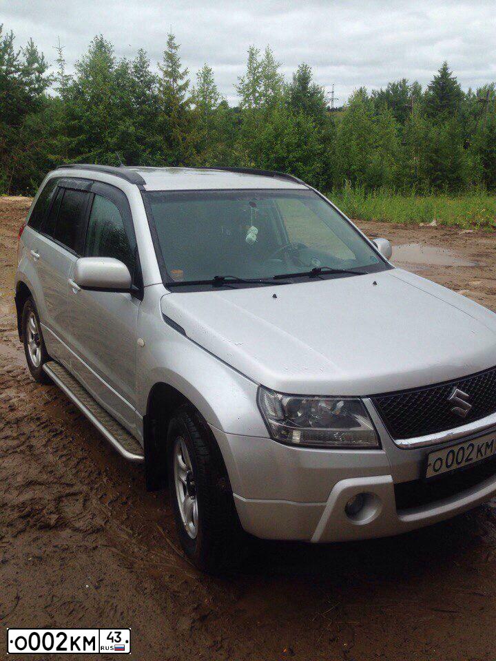 Фото автомобиля SUZUKI /GRAND/ VITARA, 2006 — госномер У789ХЕ43. Цвет: СЕРЕБРИСТЫЙ