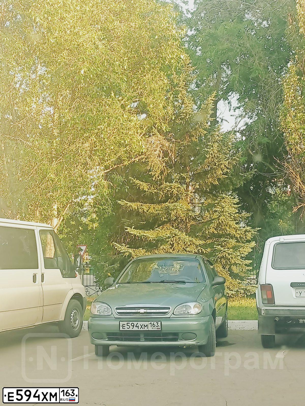 Фото автомобиля CHEVROLET LANOS, 2007 — госномер Х134ХЕ763