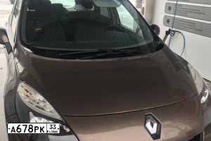 Фото автомобиля RENAULT MEGANE /GRAND/ SCENIC, 2010 — госномер В591ЕР790. Цвет: Коричневый
