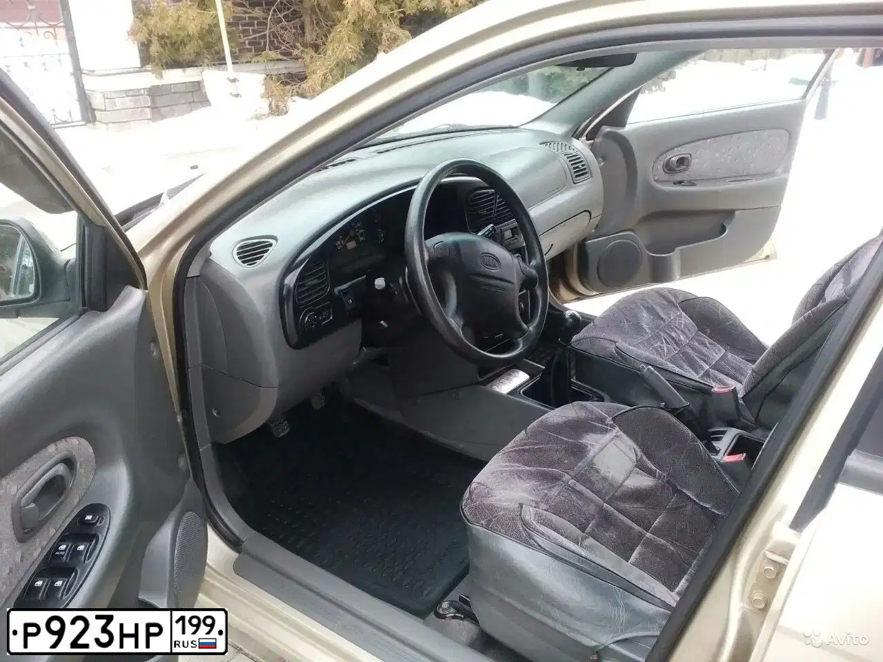 Фото автомобиля KIA SPECTRA, 2008 — госномер Н541УО46. Цвет: Золотисто-бежевый