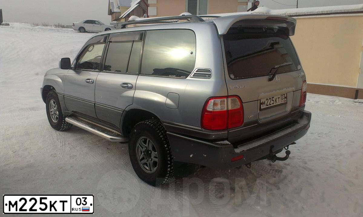 Фото автомобиля LEXUS LX, 2002 — госномер В235ВВ150. Цвет: СЕРО-ГОЛУБОЙ
