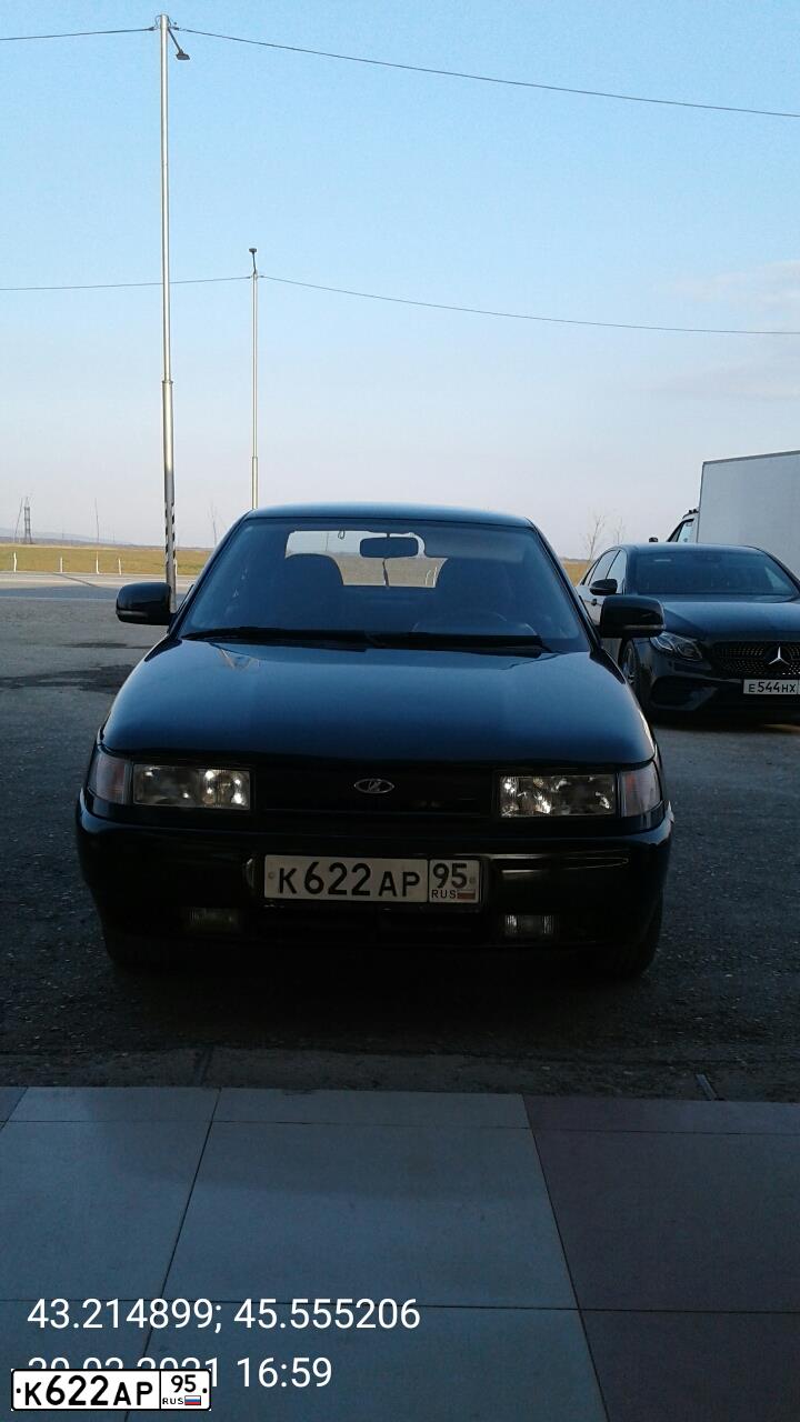 Фото автомобиля LADA 2110, 2006 — госномер К622АР95. Цвет: ГРАФИТОВЫЙ МЕТАЛЛИК