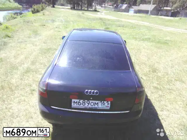 Фото автомобиля АУДИ А6, 2001 — госномер М689ОМ161. Цвет: ЧЕРНЫЙ
