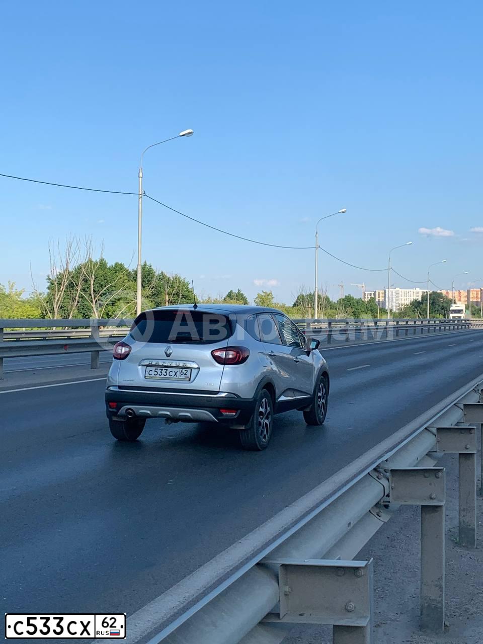Фото автомобиля RENAULT KAPTUR, 2018 — госномер С533СХ62. Цвет: СЕРЫЙ ЧЁРНЫЙ