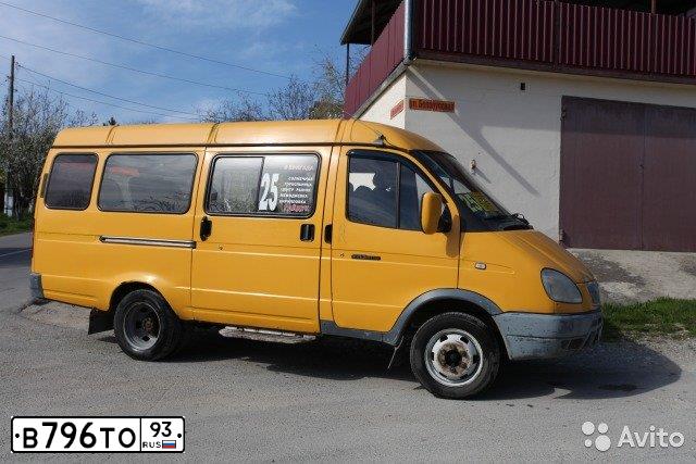 Фото автомобиля GAZ 3221 EL, 2005 — госномер В796ТО93. Цвет: ЖЕЛТЫЙ