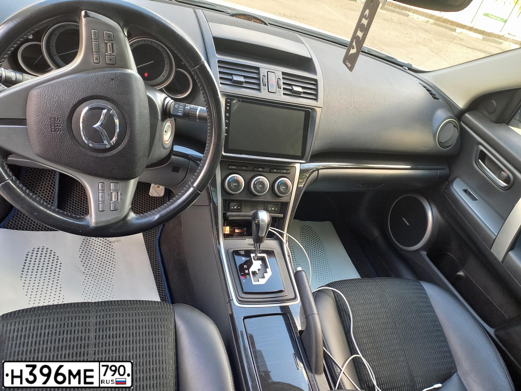 Фото автомобиля MAZDA 6, 2008 — госномер Е459МК797. Цвет: Белый