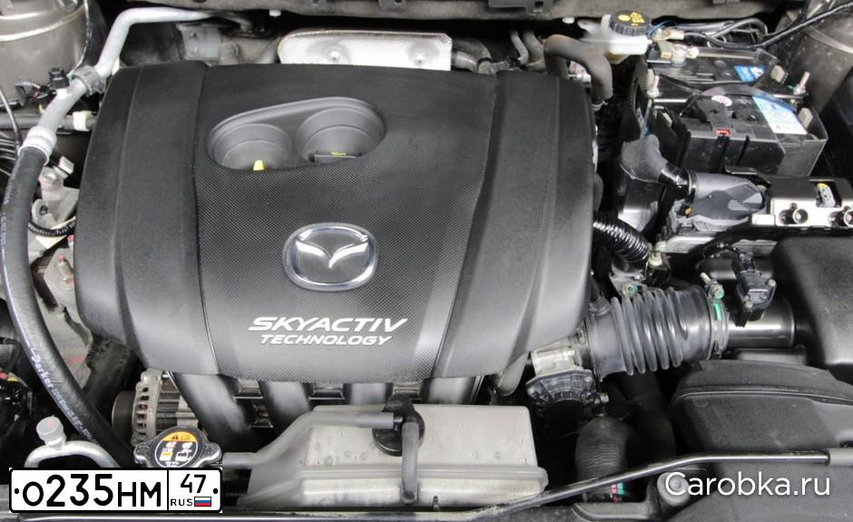 Фото автомобиля MAZDA CX-5, 2015 — госномер Х769ЕХ136. Цвет: Коричневый