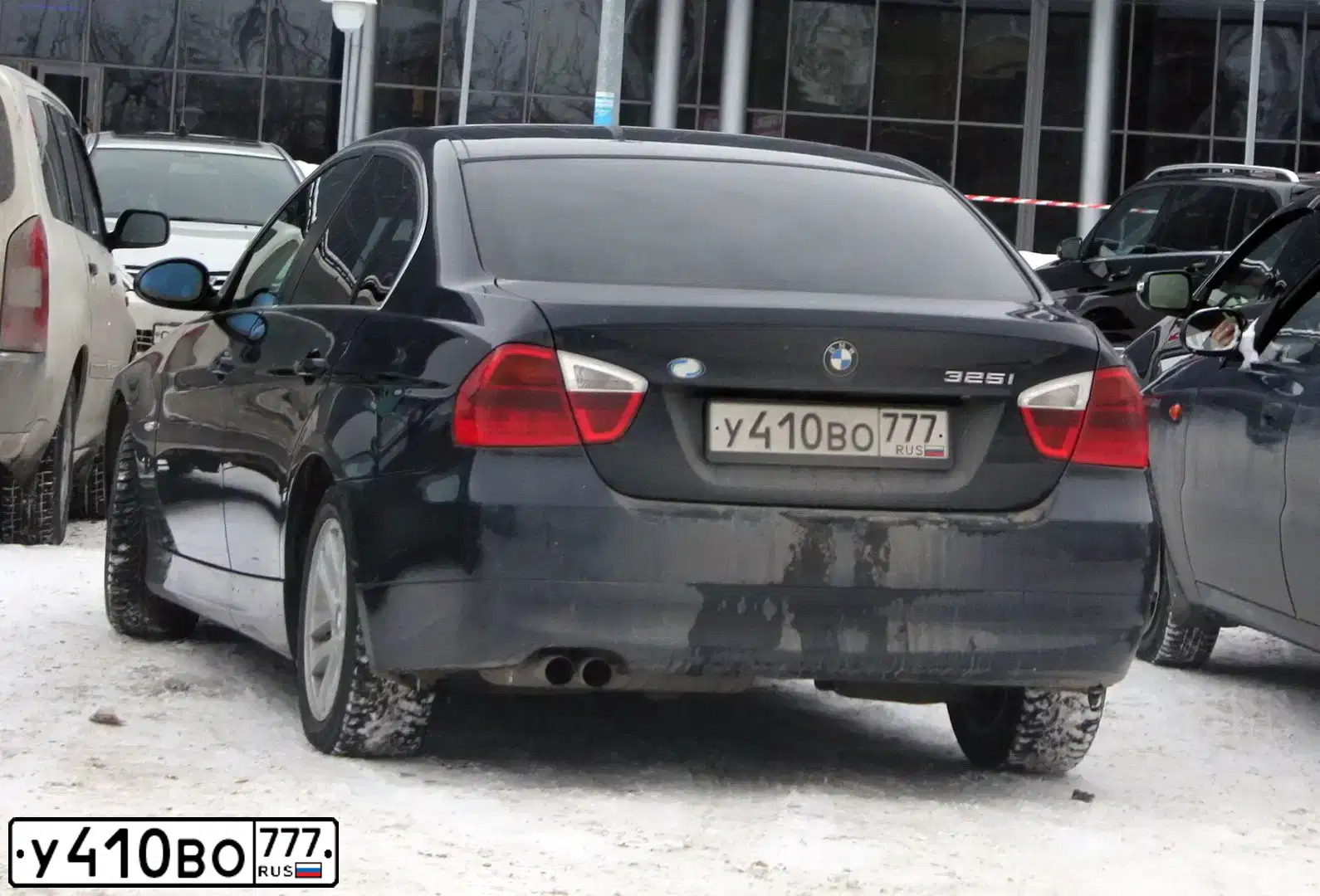 Фото автомобиля BMW SERIE 3, 2006 — госномер В770ВО197. Цвет: синий
