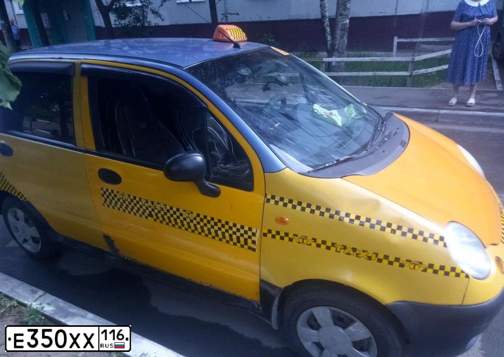Фото автомобиля DAEWOO O MATIZ, 2007 — госномер Е343ЕА116. Цвет: ЖЕЛТЫЙ